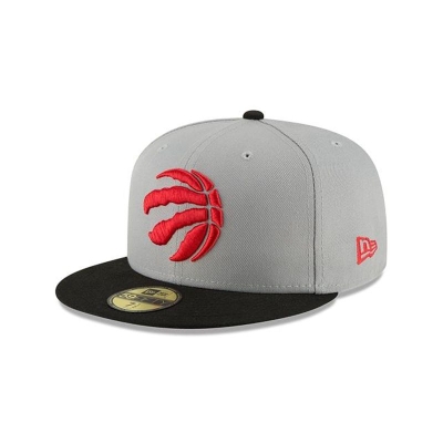 Toronto Raptors Gorra | New Era NBA Two Tone 59fifty Fitted Cap Mexico - Grises